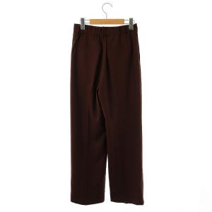MACHATT チンツストレートパンツ 02 茶 /MI OS