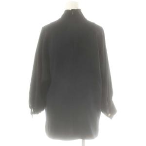 BEIGE SARRY ブラウス プルオーバー 長袖 4 ネイビー /HK OS