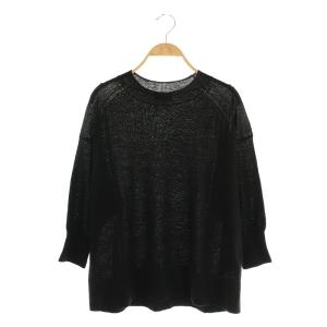 【マーガレットハウエル】ウール100% ヘンリーネックニットセーター 七分 美品 マーガレットハウエル】ウール100% ヘンリーネックニット