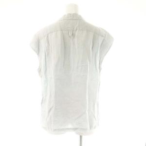 MARGARET HOWELL SOFT LINEN シャツ ブラウス リネン 2 M グレー /SY OS