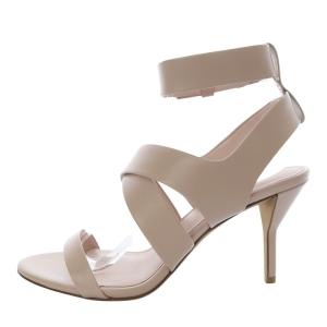 KIDDIE ANKLE STRAP サンダル ピンヒール ストラップ カーフレザー 37 ピンク /YO2
