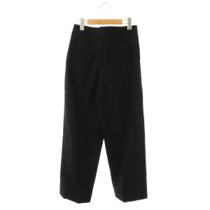 3.1 phillip lim P181-5213 WGAウエストボタンデザインパンツ ワイド ウール 0 黒 /MI OS