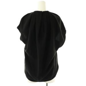 3.1 phillip lim タックデザインブラウス フレンチスリーブ プルオーバー 0 ブラック F191-2580CCD /DO