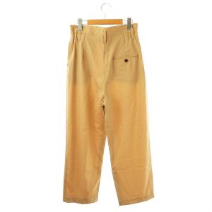3.1 phillip lim E191-5393WSC ハイウエスト 裾スイッチング ワイドパンツ ウール 0 ベージュ /MI OS