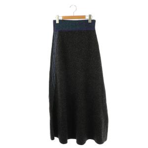 フレアロングスカート ニット XS マルチカラー F182-7142FTL /DO OS