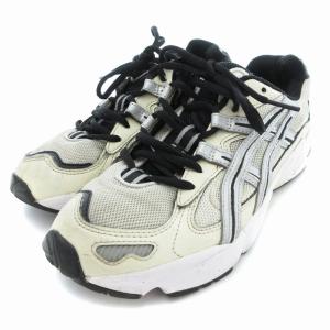 asics GEL-KAYANO 5 OG スニーカー シューズ メッシュ ロゴ 24.5cm ベージュ /JS