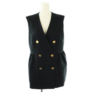 バックギャザージレ ベスト 紺 /CX OS