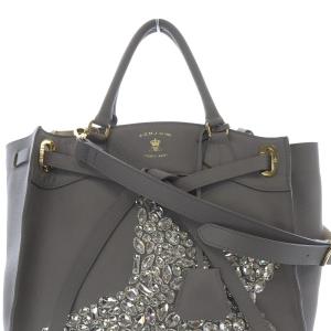 A.D.M.J. コンクルージョン ビジュー 2WAYバッグ グレー