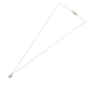 agete ネックレス ペンダント ラリマー K10 ゴールド /YO13