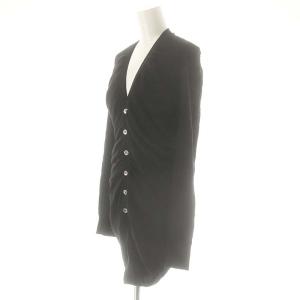 JUNYA WATANABE コムデギャルソン COMME des GARCONS 変形 カーディガン ニット 長袖 ブラック JD-N043