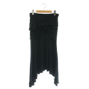 デザイン スカート ロング タイト 40 黒 ブラック /SS OS