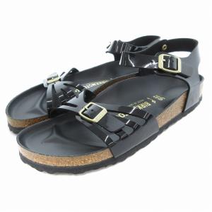 Bali BS サンダル シューズ ストラップ エナメル 26?p 黒 ブラック ベージュ /AE