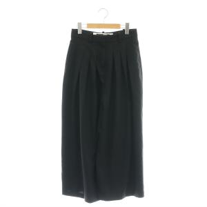 3タックワイドパンツ ジッパーフライ 38 ブラック /DO OS