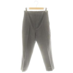 ドゥーズィエムクラス別注 CROP クロップパンツ テーパード ジッパーフライ ウール 36 グレー /NR
