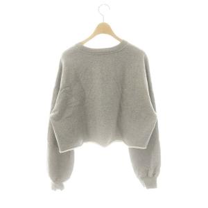 EVERYDAY I LIKE 23AW Cropped スウェット トレーナー プルオーバー クロップド グレー /ES OS