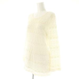 Shinzone レースニットトップス カットソー F アイボリー /DO OS