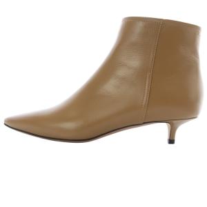 ショートブーツ ブーティ ポインテッドトゥ 37 茶色 ブラウン NEBI35 /SR4