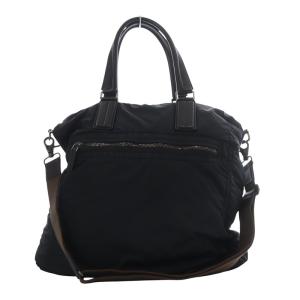 ビジネスバッグ トートバッグ ショルダーバッグ 2way 斜め掛け ナイロン ブラック /YO24