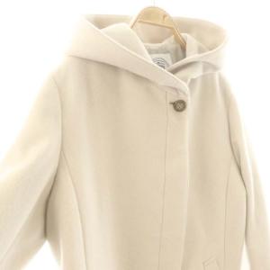 J.PRESS ショートビーバー フーデット コート 9 グレー /AT OS