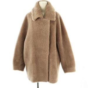 ECO FUR CHESTER DOLMAN COAT コート チェスター アウター 36 ピンクブラウン