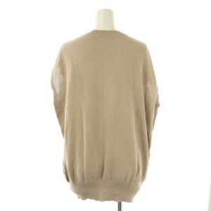 Loungedress GALLARDAGALANTE ジャガードフレンチニット カットソー プルオーバー ロゴ F モカベージュ 黒 /CX OS