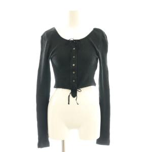 24AW VINTAGE RIBBED CORSET TOP_LONG SLEEVE