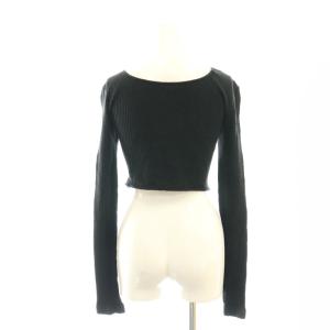 FUMIKA_UCHIDA 24AW VINTAGE RIBBED CORSET TOP_LONG SLEEVE