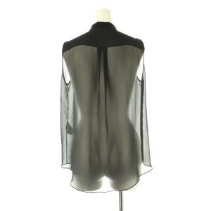 Chloe シルクシフォンノースリーブブラウス 36 黒 ブラック /SS OS