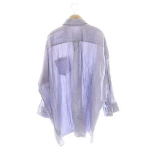 Acne Studios コットンオーバーサイズシャツ XXS/XS 青 /MI OS