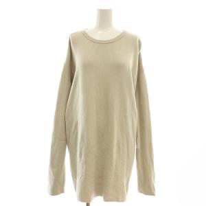 24AW ニットプルオーバー カットソー M ベージュ /MI OS