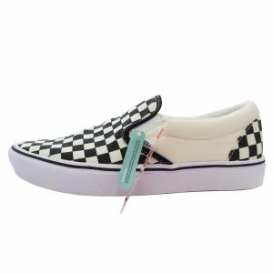 タグ付き コンフィクッシュ スリッポン スニーカー シューズ ローカット 28cm 白 ホワイト 黒 ブラック