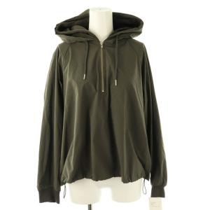 ナイロン シンプルプルオーバー パーカー ハーフジップ 38 グレー /MI OS