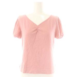 24SS 洗える SWIMMING POOL プルオーバー ニット カットソー M ピンク /DO OS