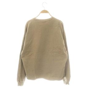 HYSTERIC GLAMOUR WOMAN GUN OVAL FRAMEスウェット トレーナー クルーネック F ベージュ /AT OS