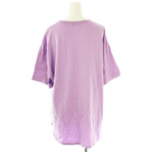 HYSTERIC GLAMOUR CHILL BEAR オーバーサイズTシャツ カットソー 半袖 F パープル /HK OS SH