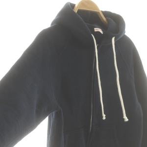 DRESSTERIOR 吊り裏毛ライトパーカー ジップアップ 2 ネイビー /DF OS SH