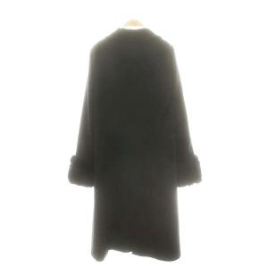 Diagram GRACE CONTINENTAL ビーバーウールコート ロング チェスター 36 ブラック /HK OS