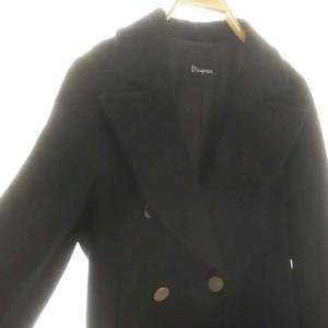 Diagram GRACE CONTINENTAL ビーバーウールコート ロング チェスター 36 ブラック /HK OS