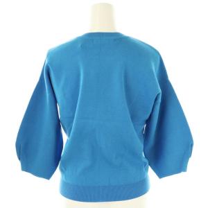 Mystrada 袖ボリュームニット セーター 38 サックスブルー 38157290 /SS OS