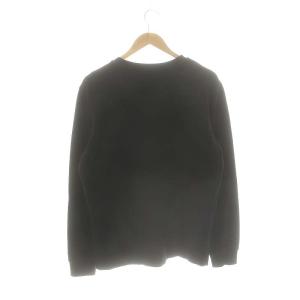 A.P.C. ロゴ スウェット トレーナー L 黒 緑 /MI OS