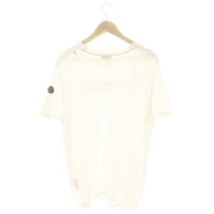 MONCLER ロゴ 半袖Tシャツ M 白 黒 /MI OS