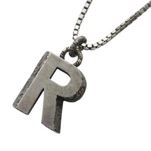 ネックレス イニシャルRモチーフ Ag925