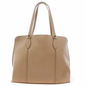 FURLA ヴィットリア レザー トートバッグ 手提げ 肩掛け チャーム 茶 ブラウン /FF