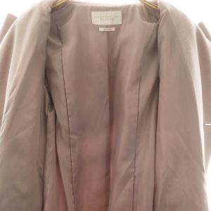 PROPORTION BODY DRESSING プロポーションボディドレッシング ウールトレンチコート アウター リボンベルト付き S ピンク /DF OS