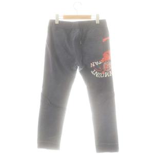 UNDERCOVER 11SS 再構築 ダメージ加工 スウェット デニム パンツ 3