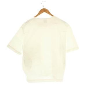 SUNSEA ショルダージップ Tシャツ カットソー 半袖 3 ホワイト /HK OS