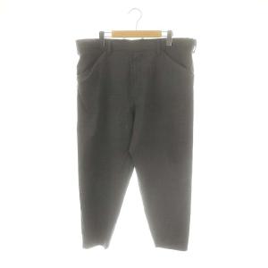 ウールパンツ テーパード スラックス 2 グレー /AT OS