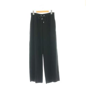 TA/Pリラックスパンツ ストレート イージー センタープレス 36 黒 ブラック /AT OS