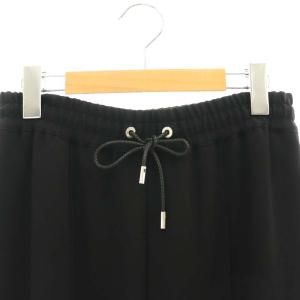 CINOH TA/Pリラックスパンツ ストレート イージー センタープレス 36 黒 ブラック /AT OS