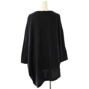 Y's ヨウジヤマモト 長袖 変形 カットソー チュニック 2 紺 /MI OS